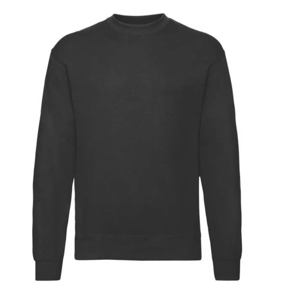 Sudadera Fruit of the Loom sin capucha manga montada Classic hombre