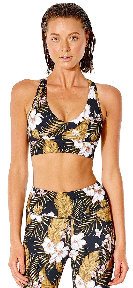 SUJETADOR RIP CURL PLAYABELLA CROP  BLACK  WOMEN´S