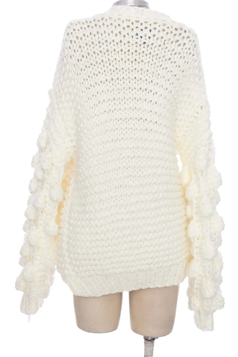 SWEATER COLOR BLANCO  CHICWISH