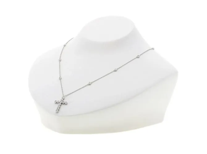 Tiffany & Co Collar de diamante cruzado Tiffany Jazz en platino 