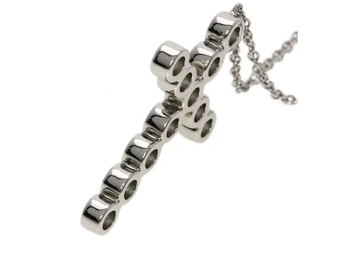 Tiffany & Co Collar de diamante cruzado Tiffany Jazz en platino 