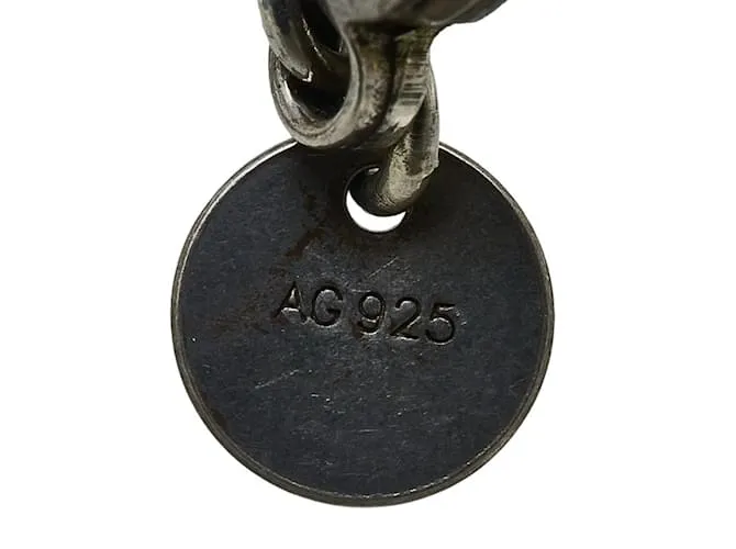 Tiffany & Co Collar Placa Atlas Tiffany Negro Roja 