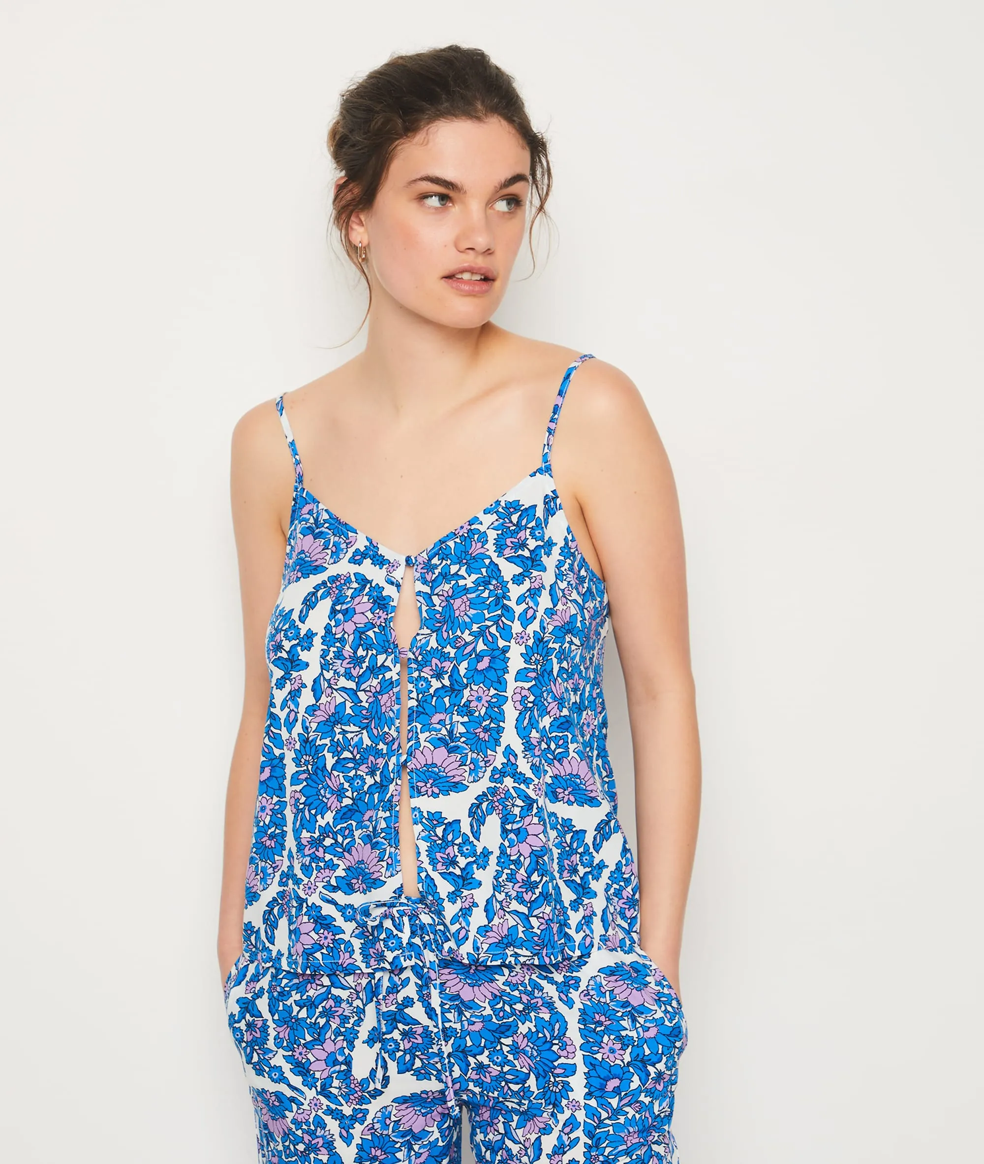 TOP ESTAMPADO FLORAL BLOSSOM BLEU  ETAM