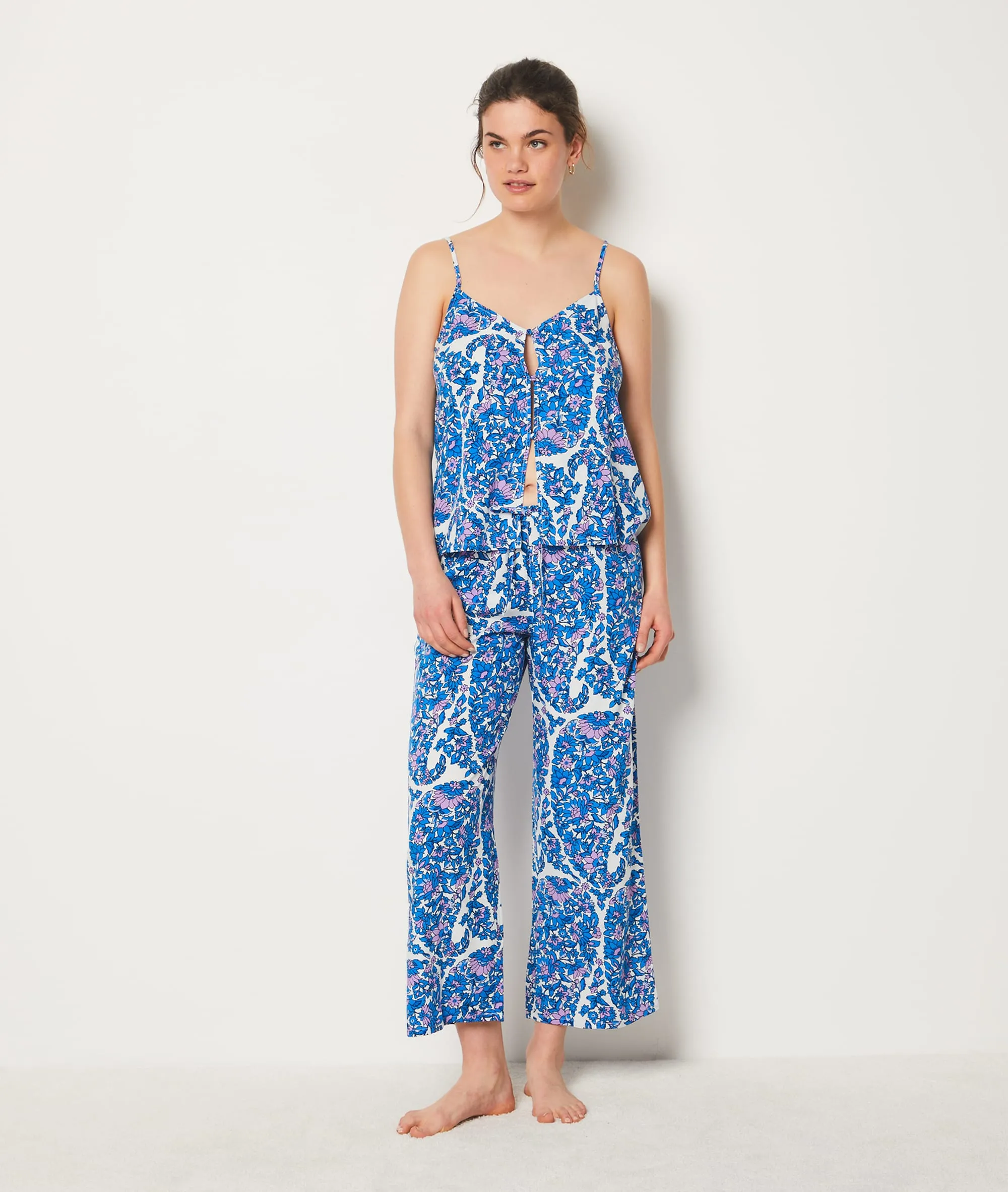 TOP ESTAMPADO FLORAL BLOSSOM BLEU  ETAM