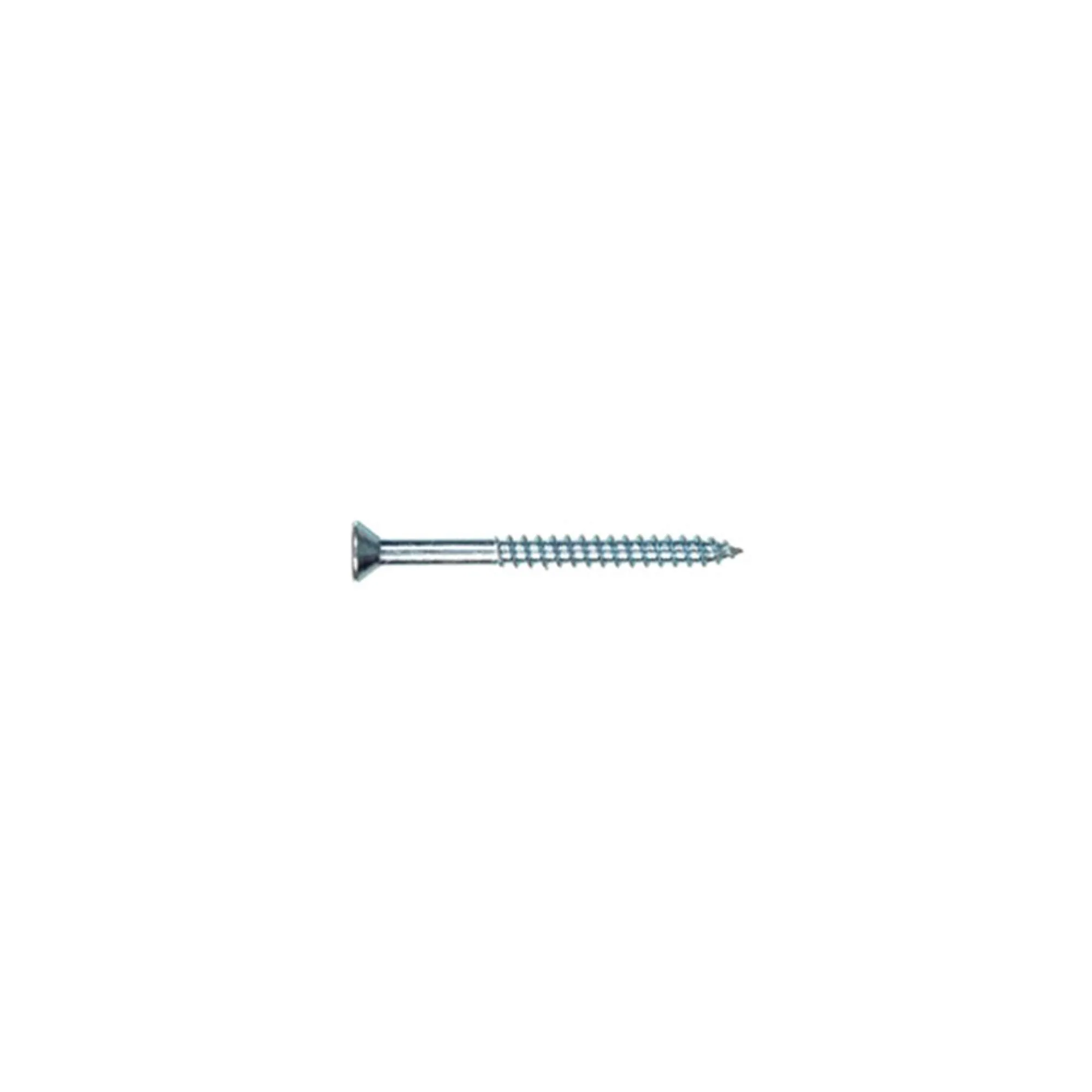 Tornillo de madera cabeza plana 12X1" paquete 6