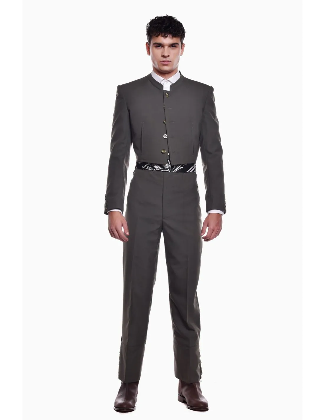 TRAJE CAMPERO COMPLETO ALPACA TRAJE CORTO HOMBRE