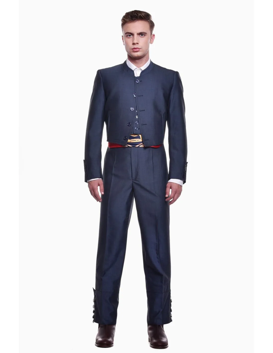 TRAJE CAMPERO COMPLETO ALPACA TRAJE CORTO HOMBRE