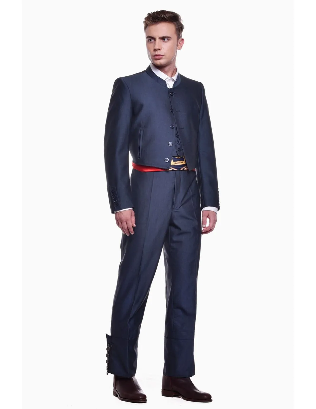 TRAJE CAMPERO COMPLETO ALPACA TRAJE CORTO HOMBRE