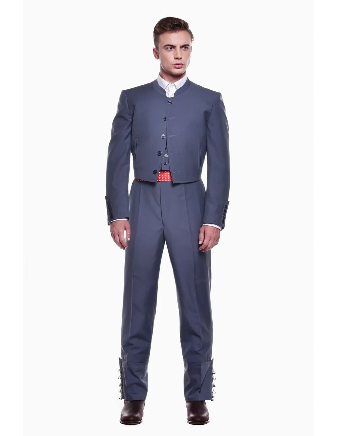 TRAJE CAMPERO COMPLETO ALPACA TRAJE CORTO HOMBRE