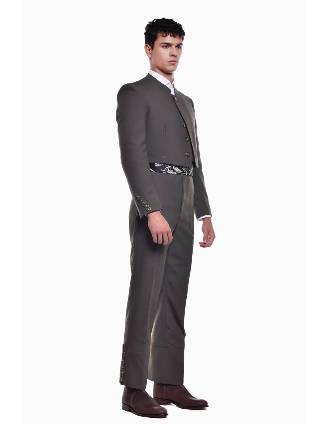 TRAJE CAMPERO COMPLETO ALPACA TRAJE CORTO HOMBRE