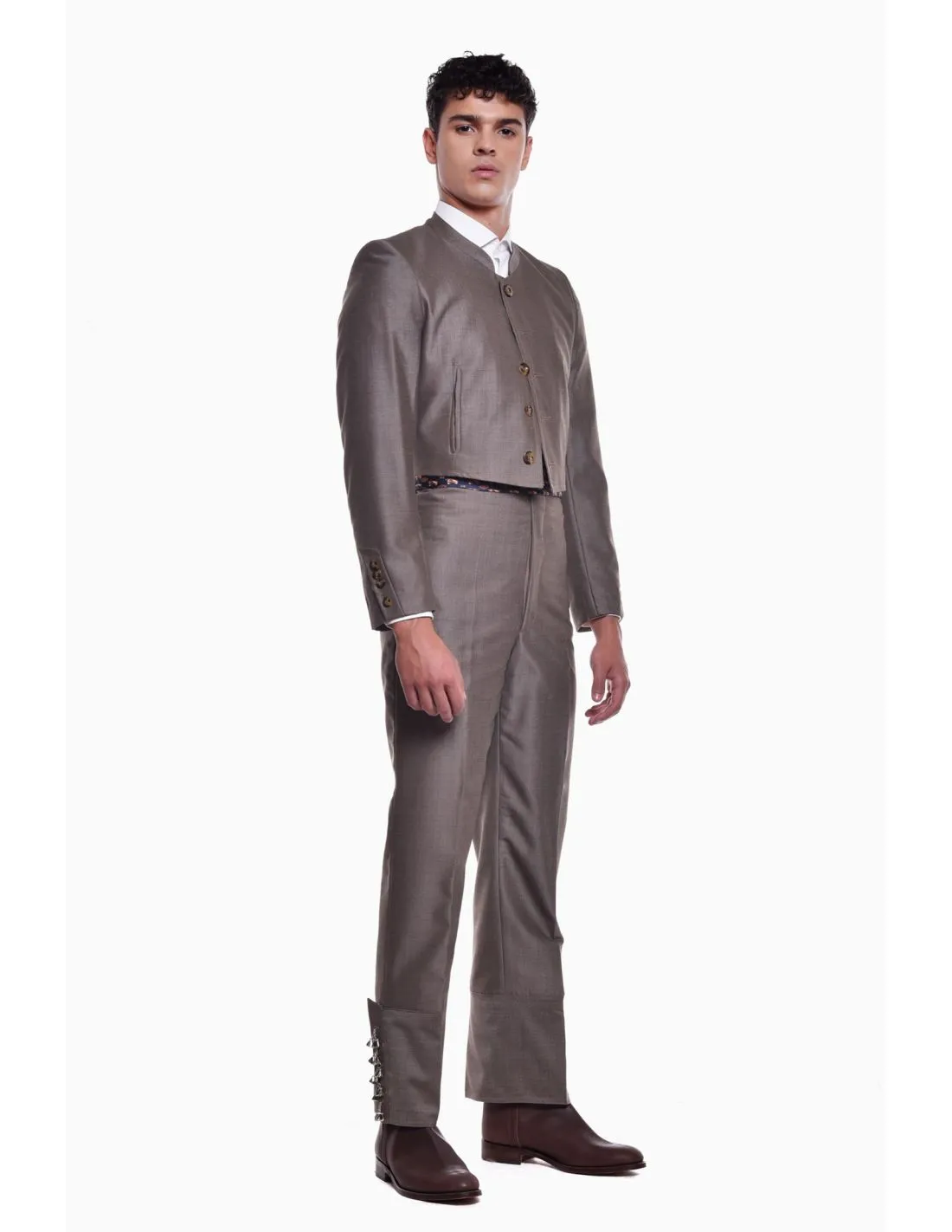 TRAJE CAMPERO COMPLETO ALPACA TRAJE CORTO HOMBRE