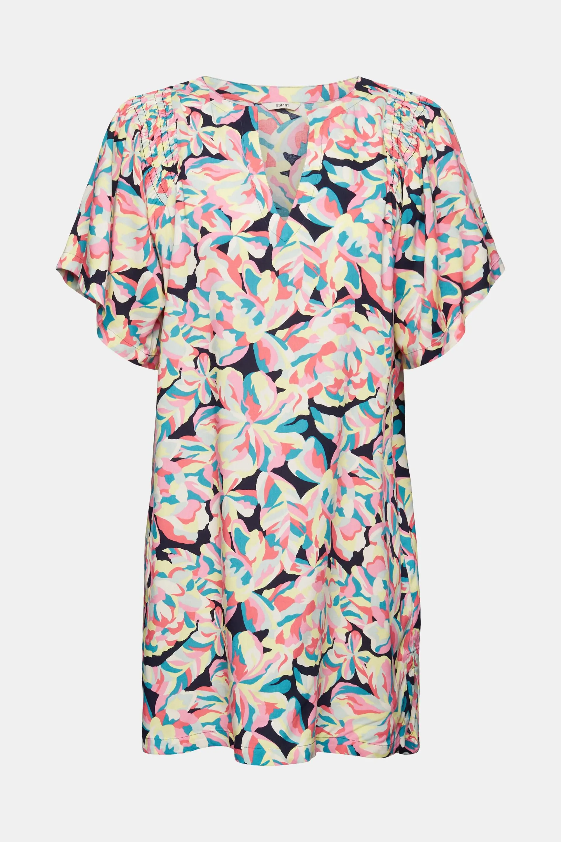 Túnica de playa con estampado floral
