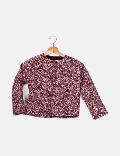 Tul y pompón Chaqueta estampado floral