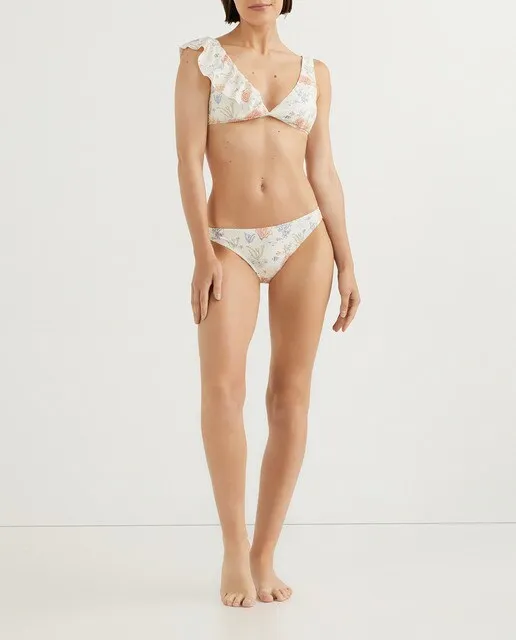 Unit Bikini estampado con volante