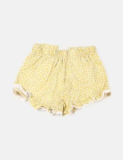 Unit Cubrepañales amarillo estampado floral