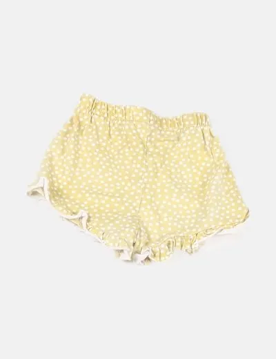 Unit Cubrepañales amarillo estampado floral