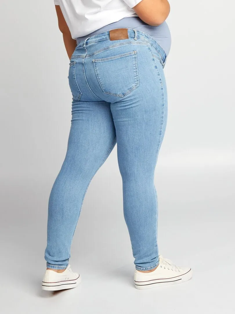 VAQUERO SKINNY PREMAMá  AZUL