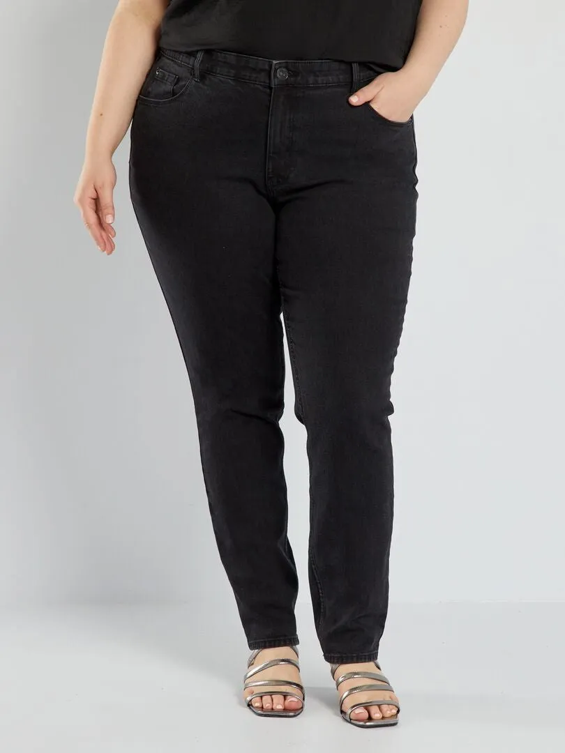VAQUERO SLIM DE TALLE ALTO  L28  NEGRO
