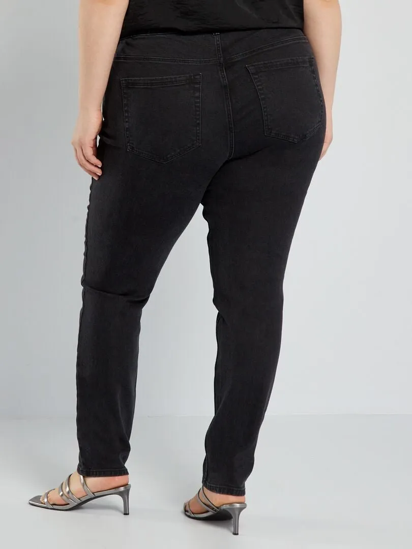 VAQUERO SLIM DE TALLE ALTO  L28  NEGRO