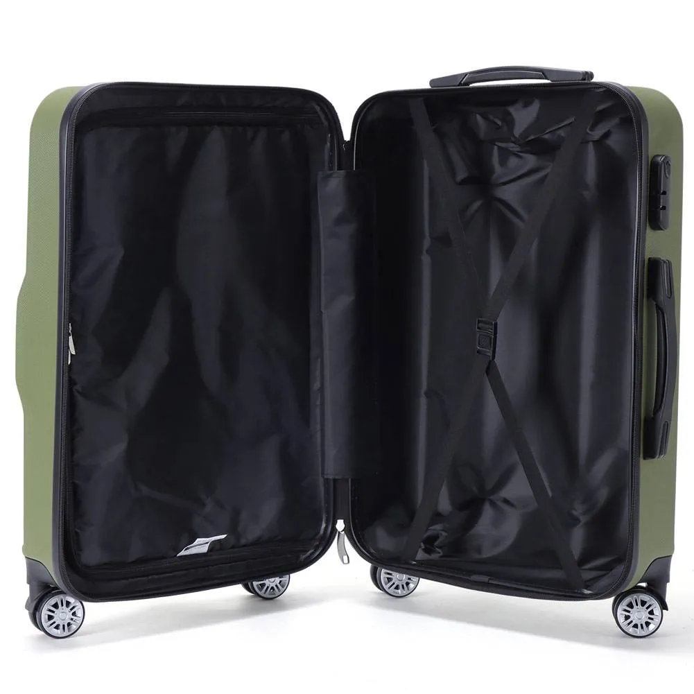 VERTICAL STUDIO "Visby" 20" 24" 28" Maleta Set de 3 verde