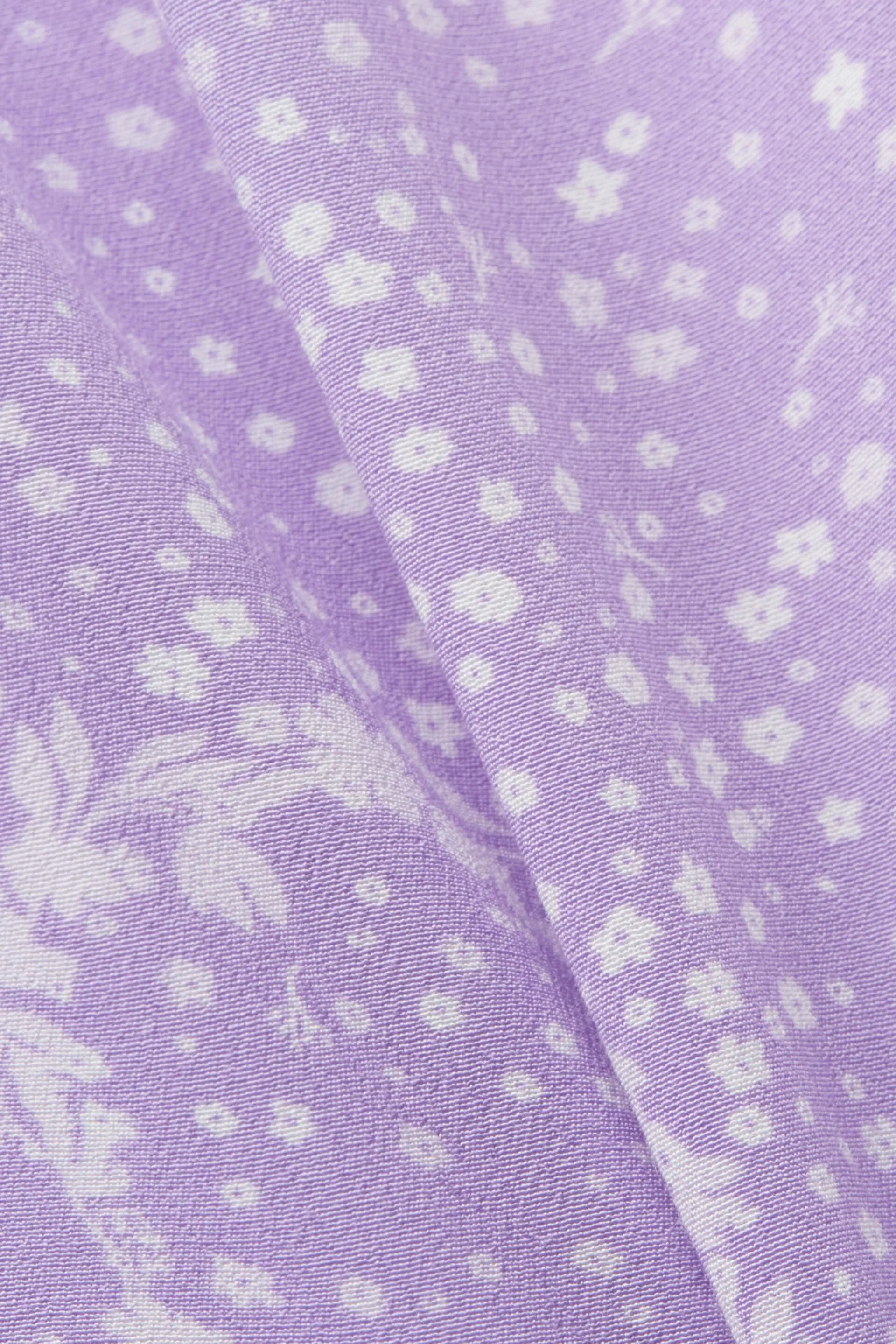 Vestido de tubo estampado con detalle anudado