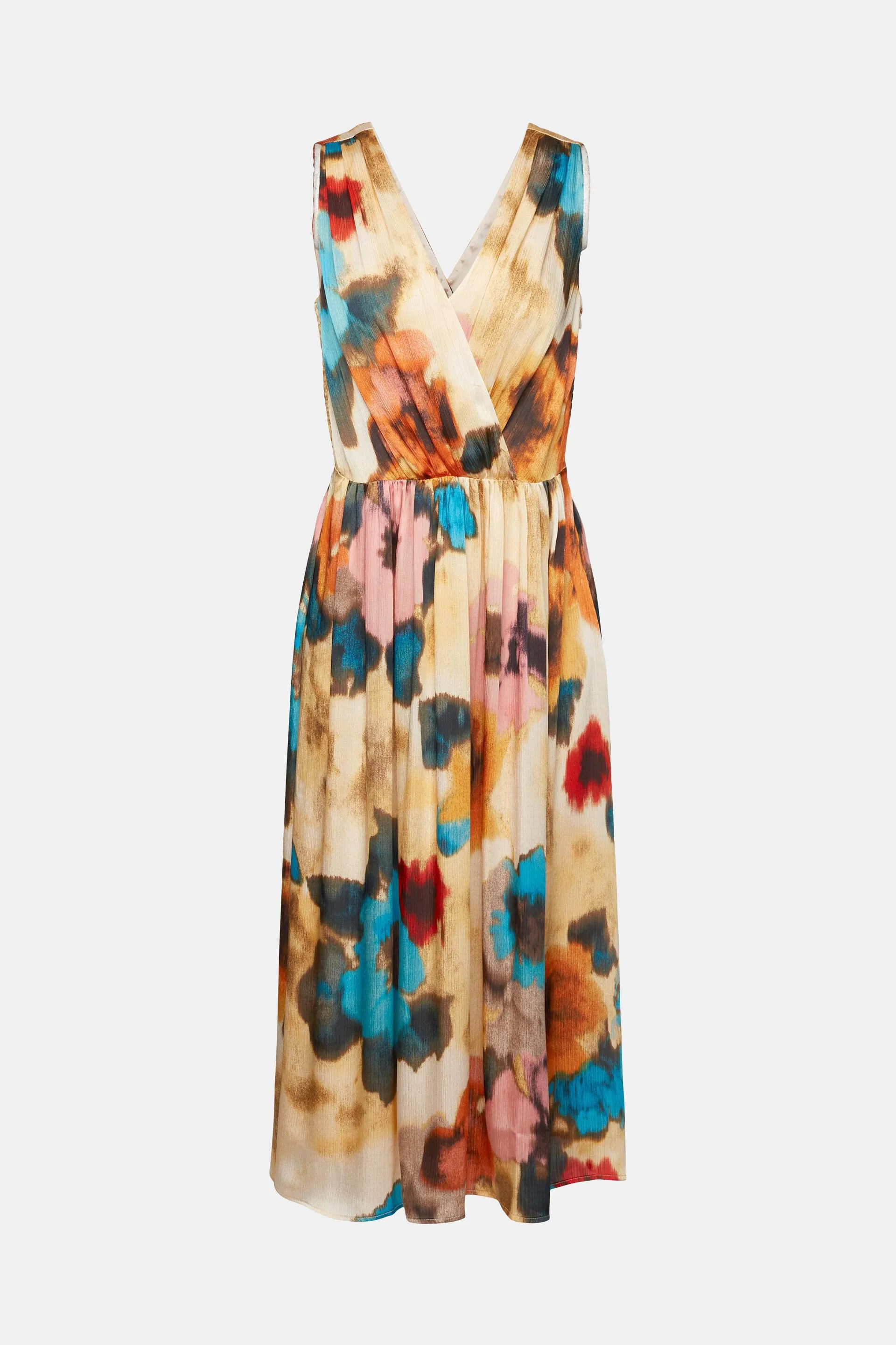 Vestido midi con estampado allover