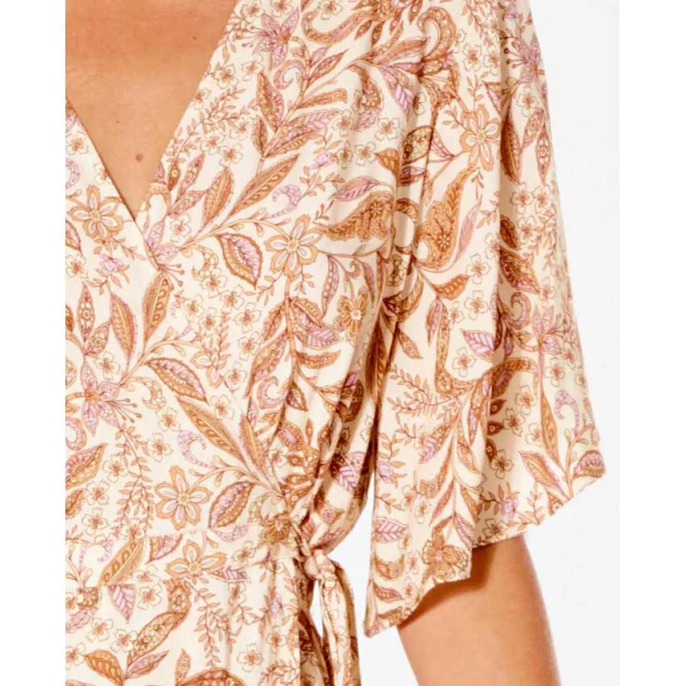 Vestido RIP CURL midi para mujer Lunar Tides Nude Ref. GDRMH9 rosa palo flores