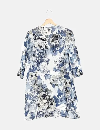 Vägg Túnica estampado floral