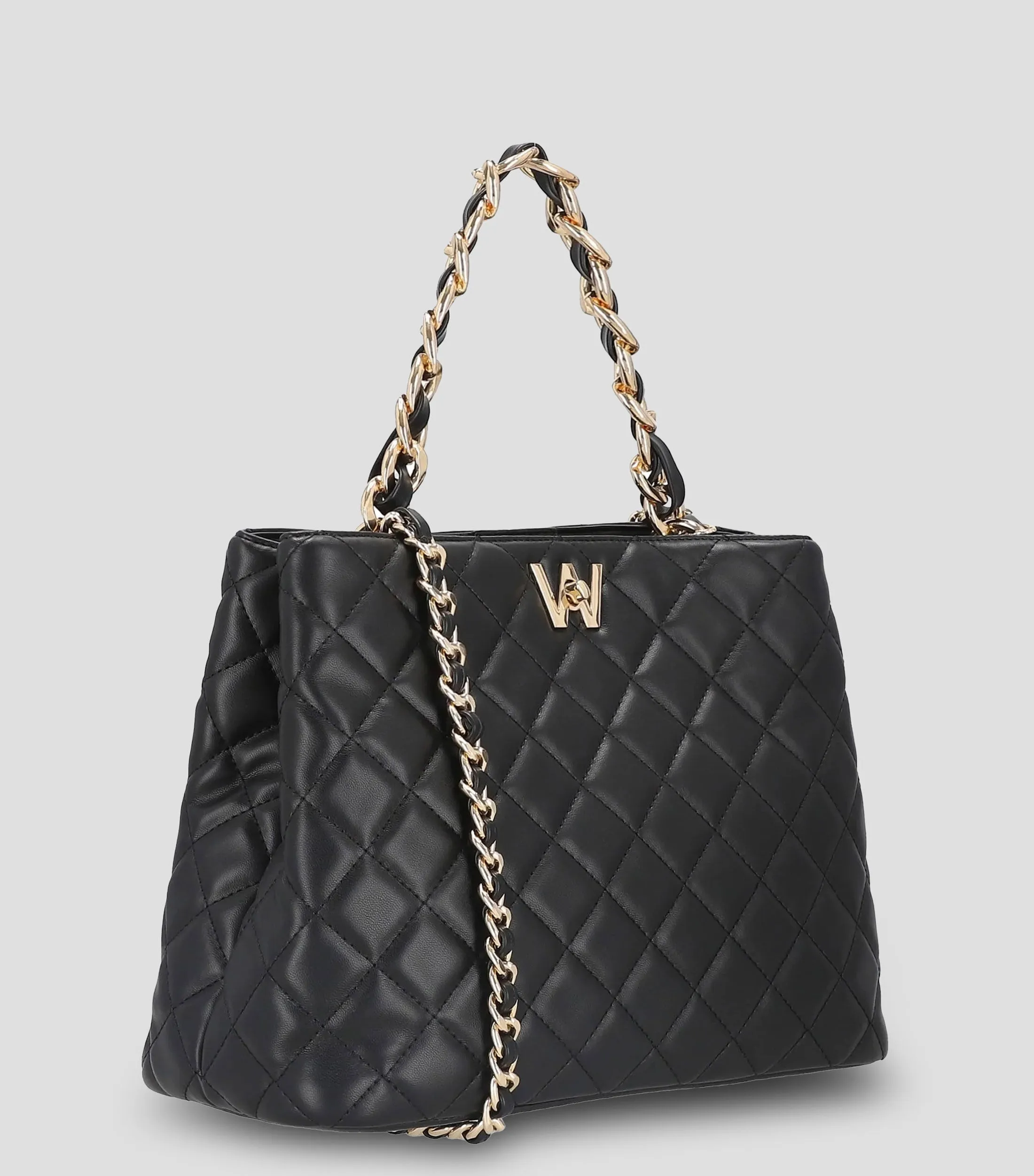 Westies Bolsa Satchel Capitonado Mujer