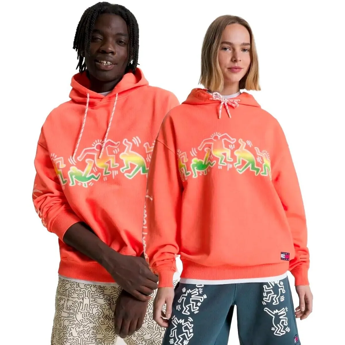 X KEITH HARING  SUDADERA UNISEX CON ESTAMPADO
