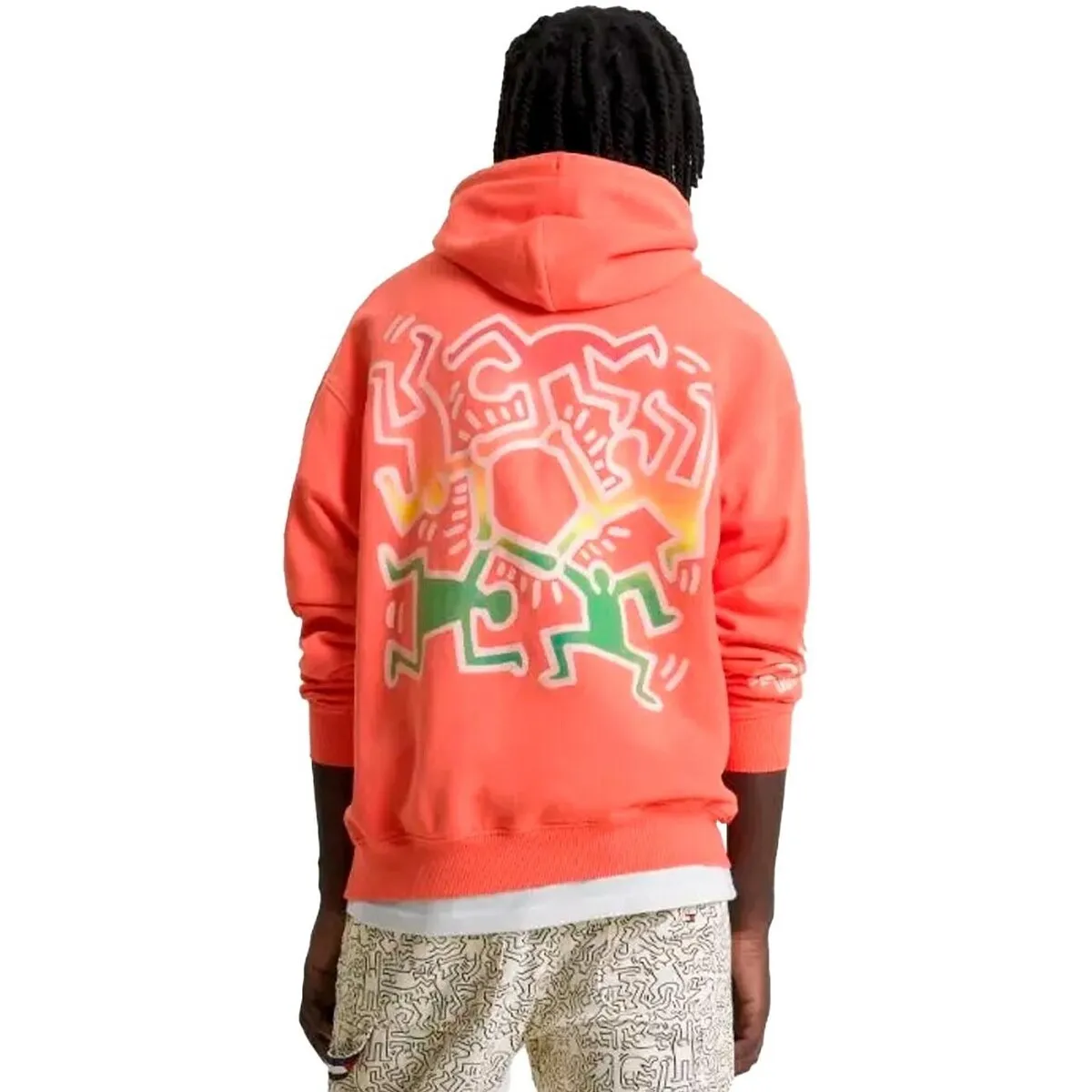 X KEITH HARING  SUDADERA UNISEX CON ESTAMPADO