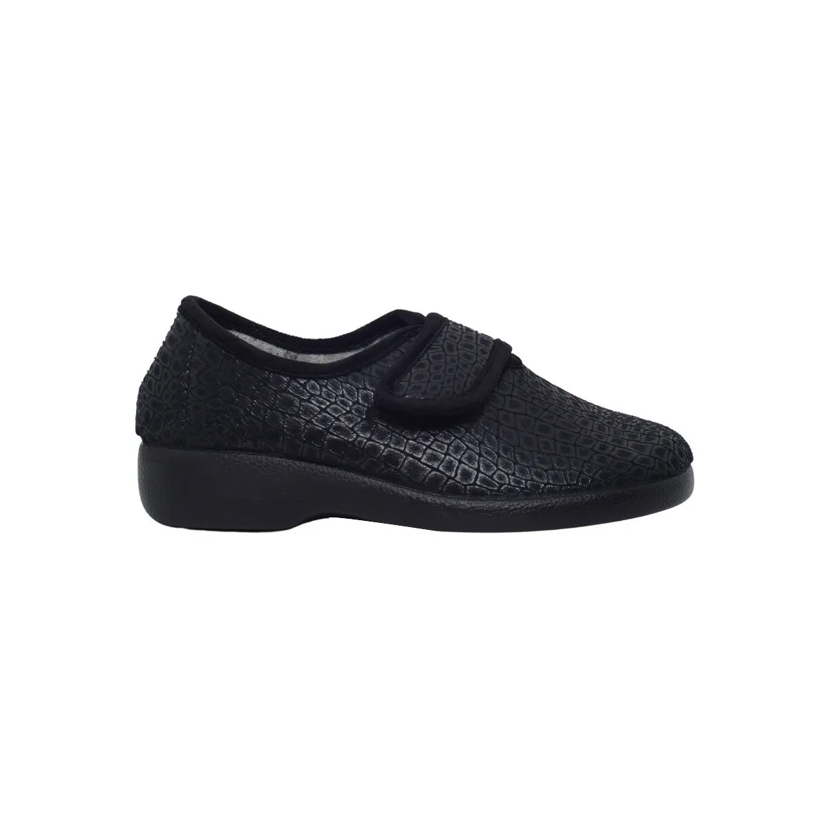  ZAPATILLA CASA MUJER JASPE CERRADA VELCRO SUELA GOMA