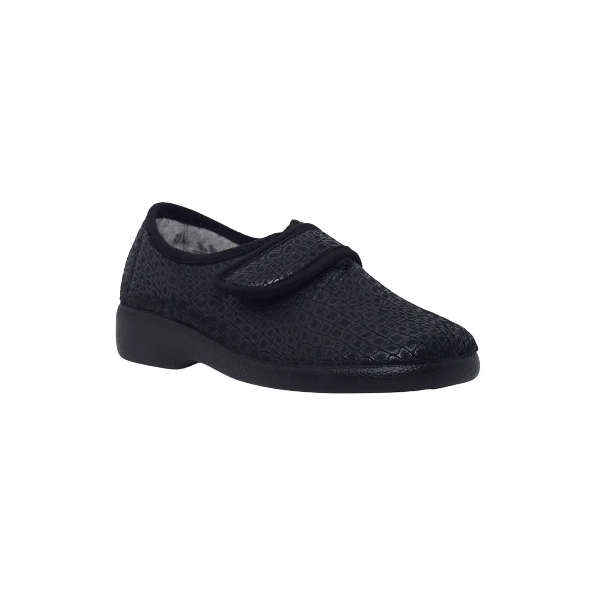  ZAPATILLA CASA MUJER JASPE CERRADA VELCRO SUELA GOMA