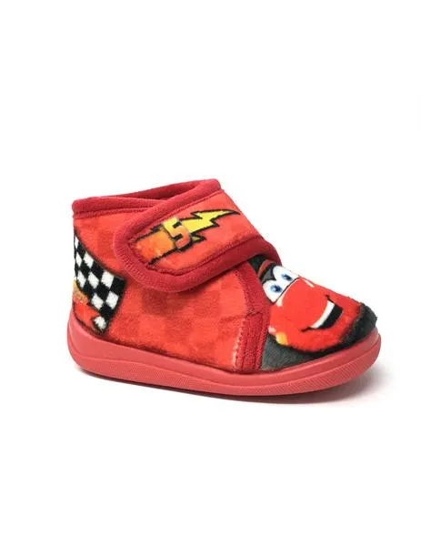 zapatilla de casa cars con velcro