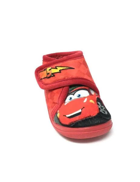 zapatilla de casa cars con velcro