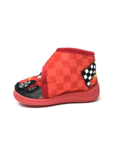 zapatilla de casa cars con velcro