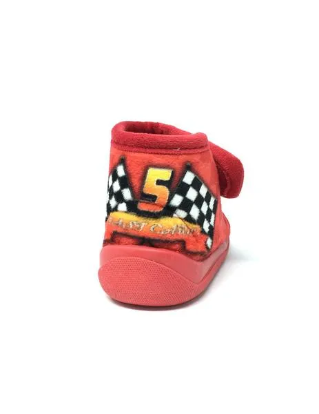 zapatilla de casa cars con velcro