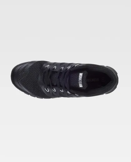 Zapatilla deportiva de rejilla Suela EVA Negro
