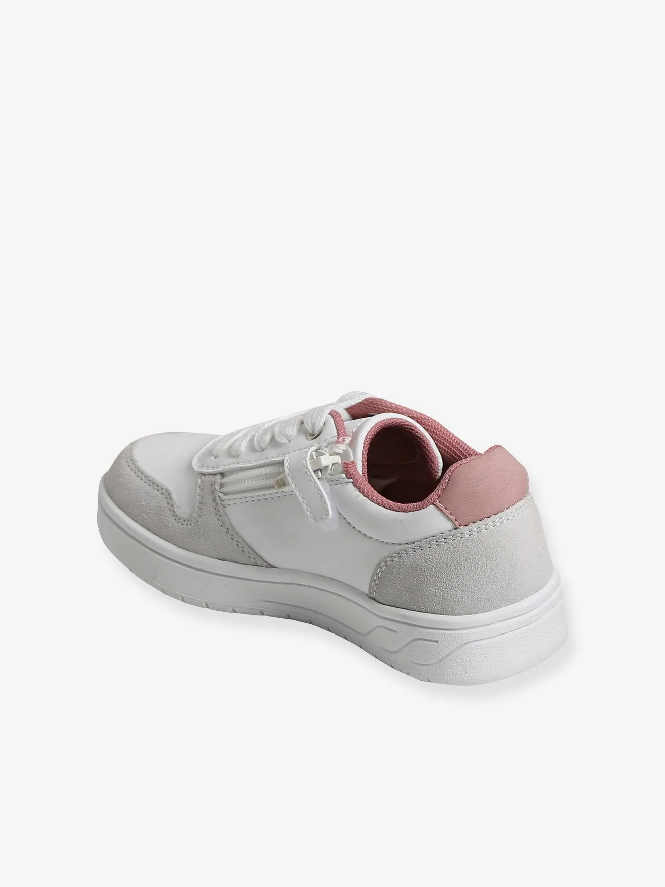 Zapatillas con cordones y cremalleras, para niña