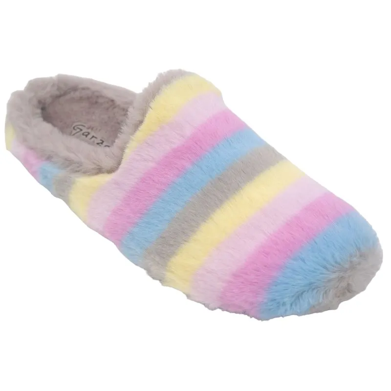 Zapatillas  De Casa Invierno Mujer Multi Rosa. Garzón