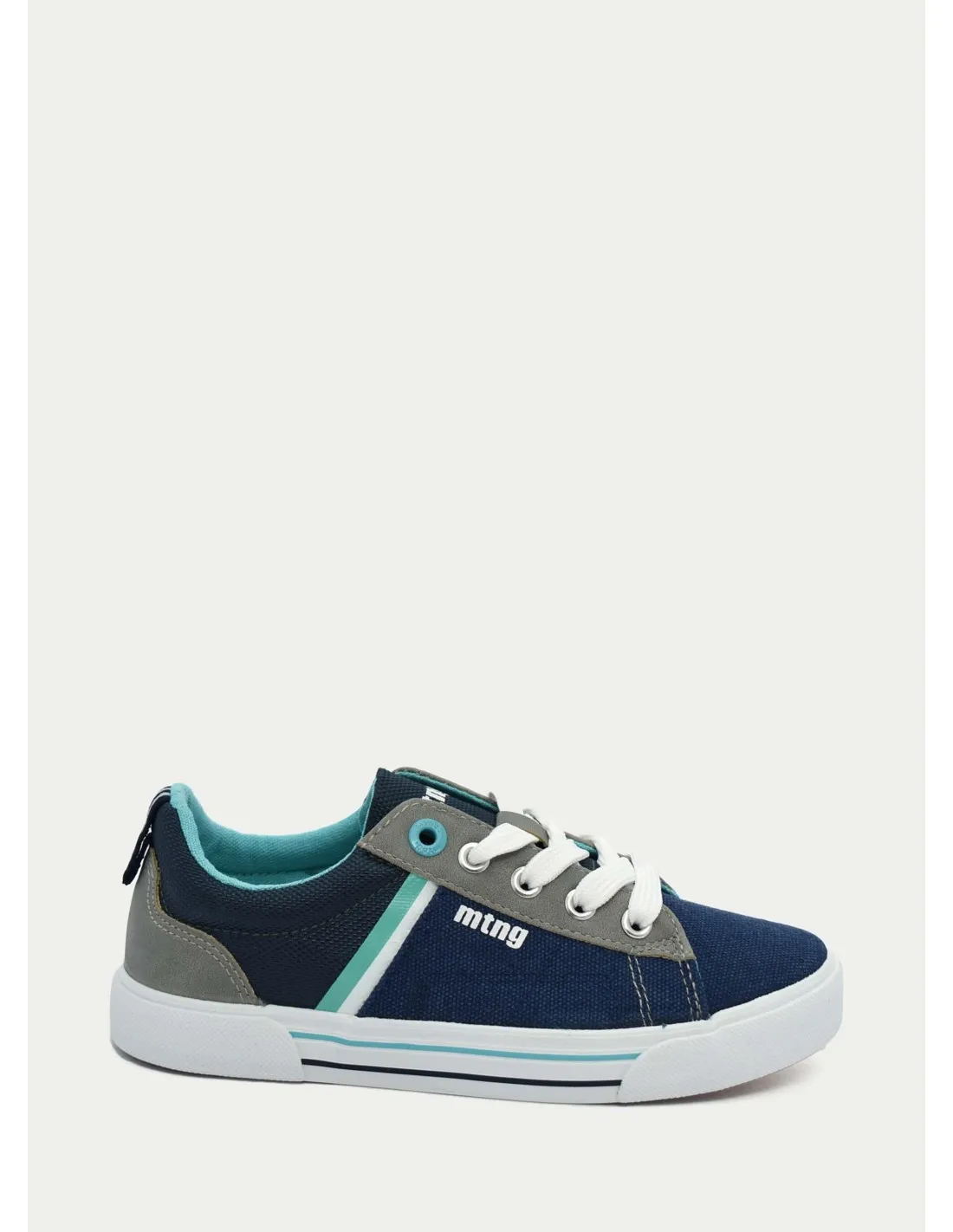 ZAPATILLAS DE LONA MUSTANG KIDS 48474 MARINO 