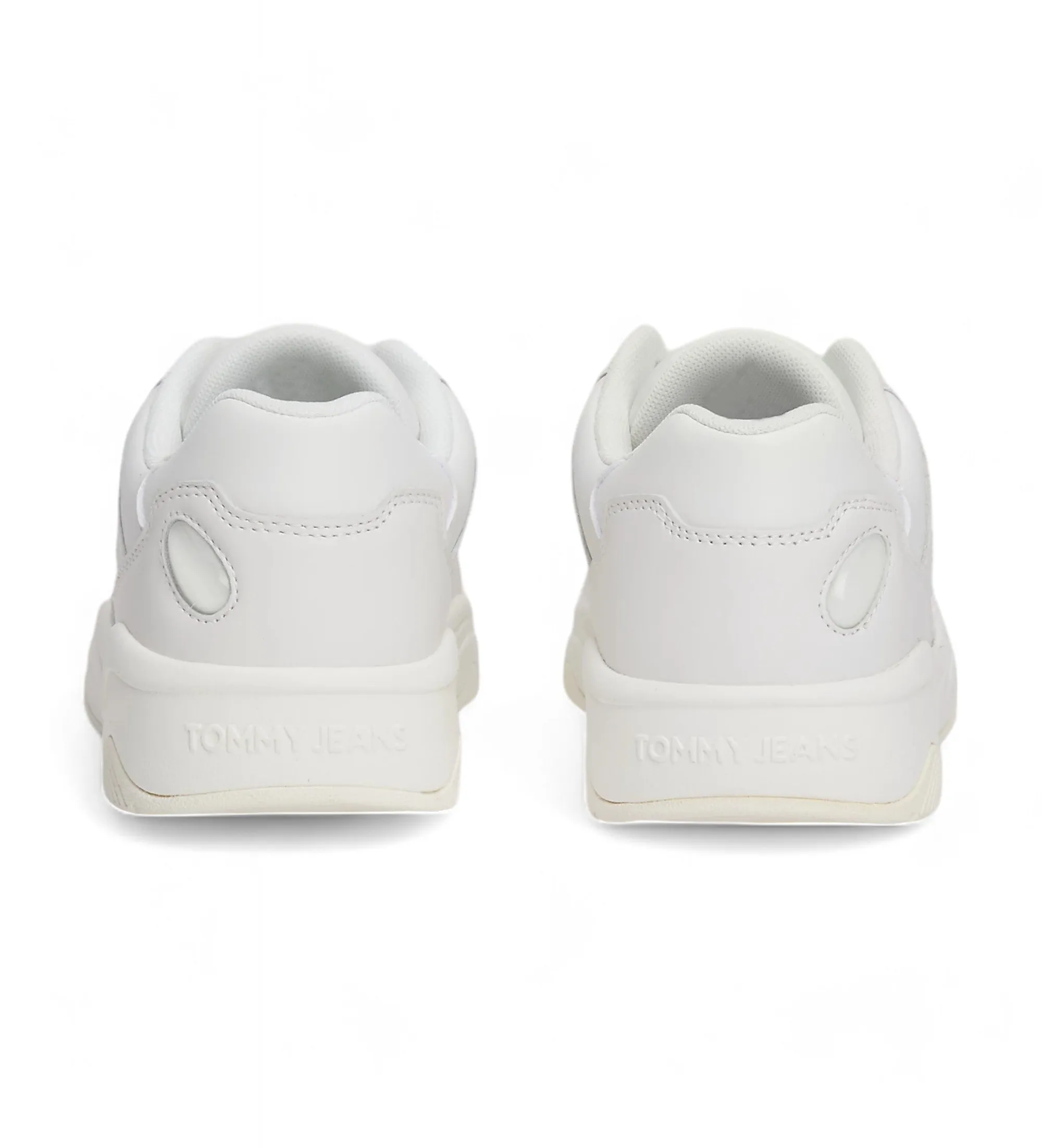 Zapatillas de Piel con suela con cámara de aire blanco