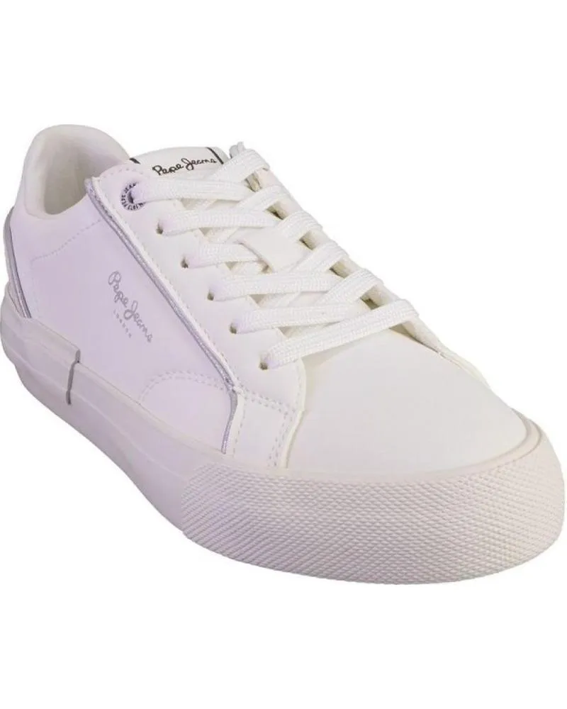 Zapatillas deporte PEPE JEANS  de Mujer PLS31580 ZAPATILLAS CASUAL DE MUJER  BLANCO