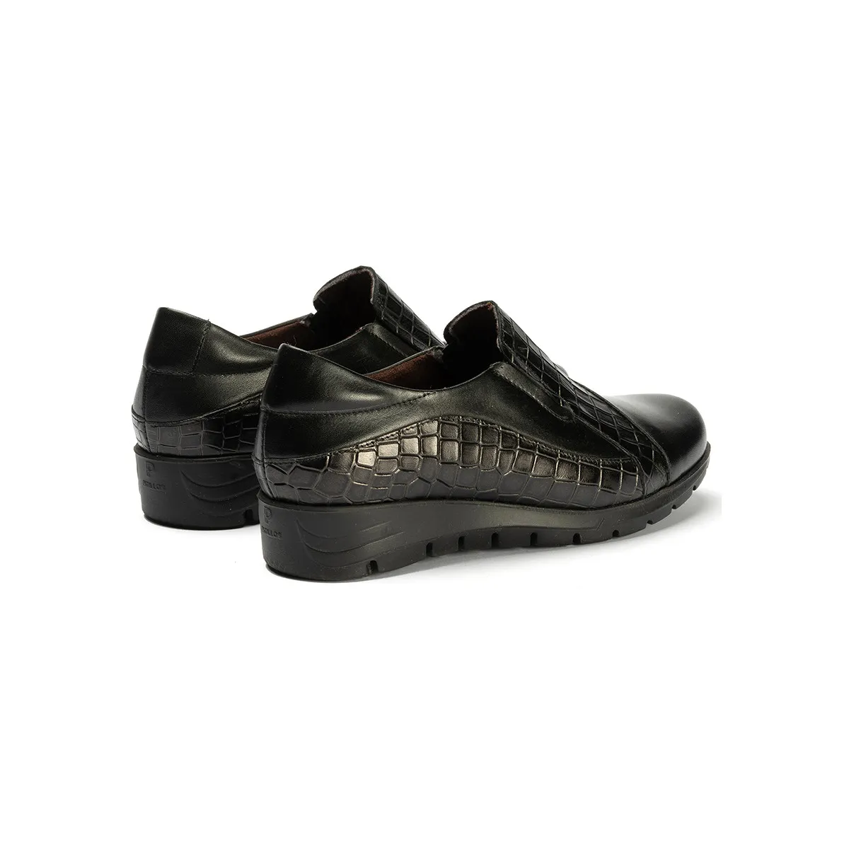 ZAPATO DE MUJER NEGRO DE PIEL