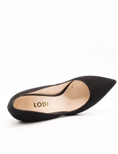 ZAPATO LODI ENRICAGO ANTE NEGRO DE MUJER