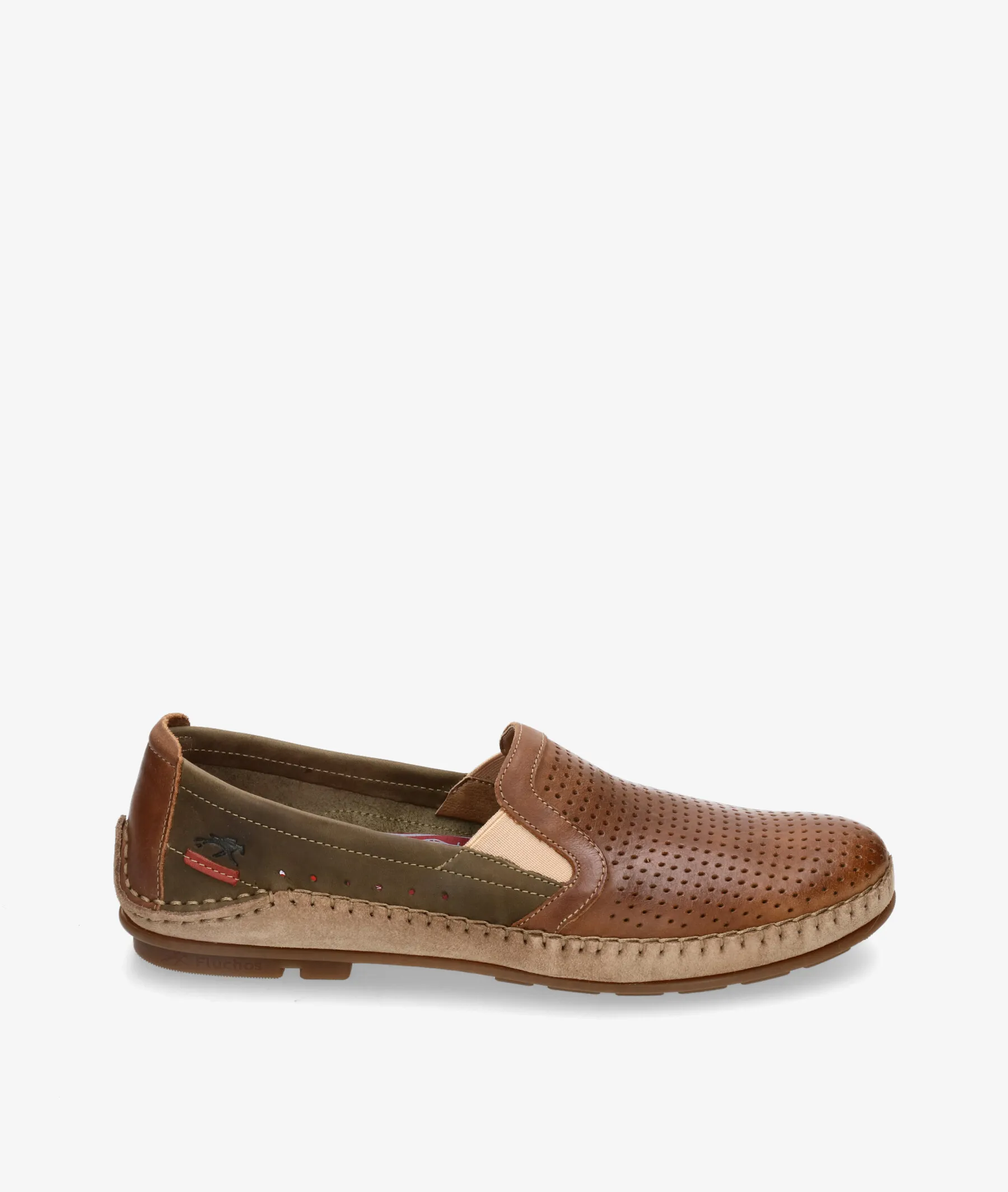 Zapatos casual Fluchos F1172 en topo