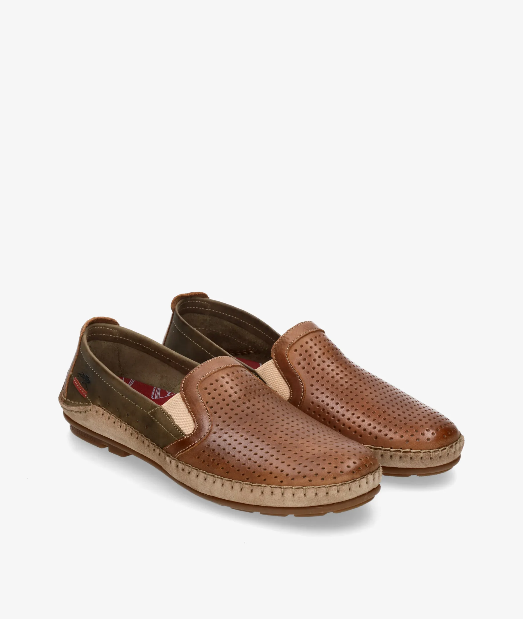 Zapatos casual Fluchos F1172 en topo