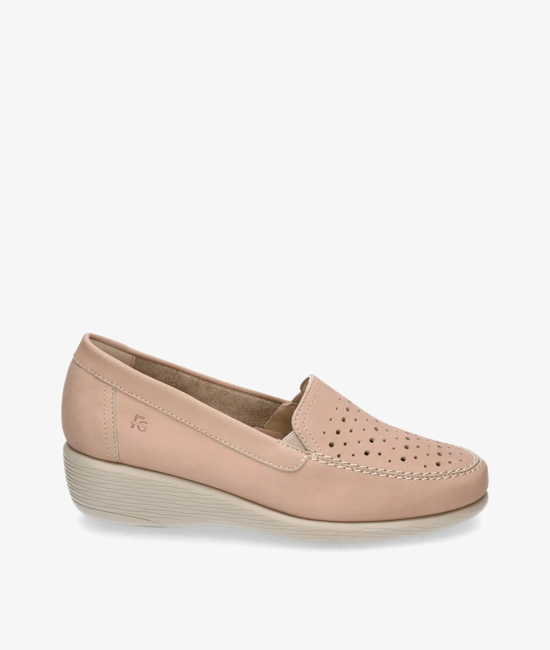 Zapatos confort Flex&Go ST1088 en nobuck beige