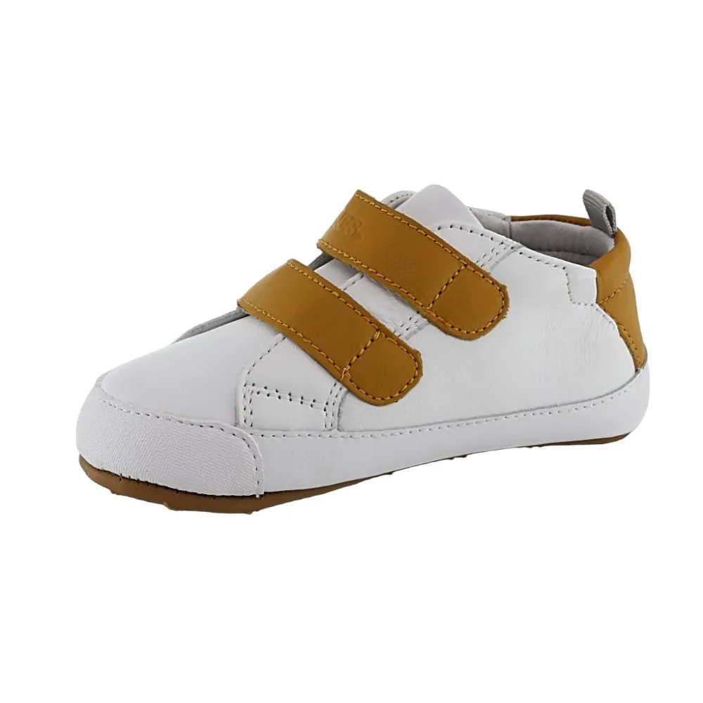 ZAPATOS RESPETUOSOS OLD SOLES BADGE BUB BLANCOMOSTAZA