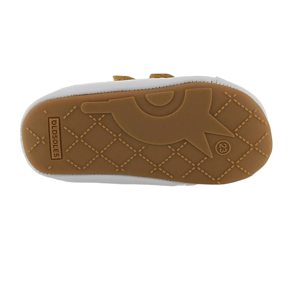 ZAPATOS RESPETUOSOS OLD SOLES BADGE BUB BLANCOMOSTAZA